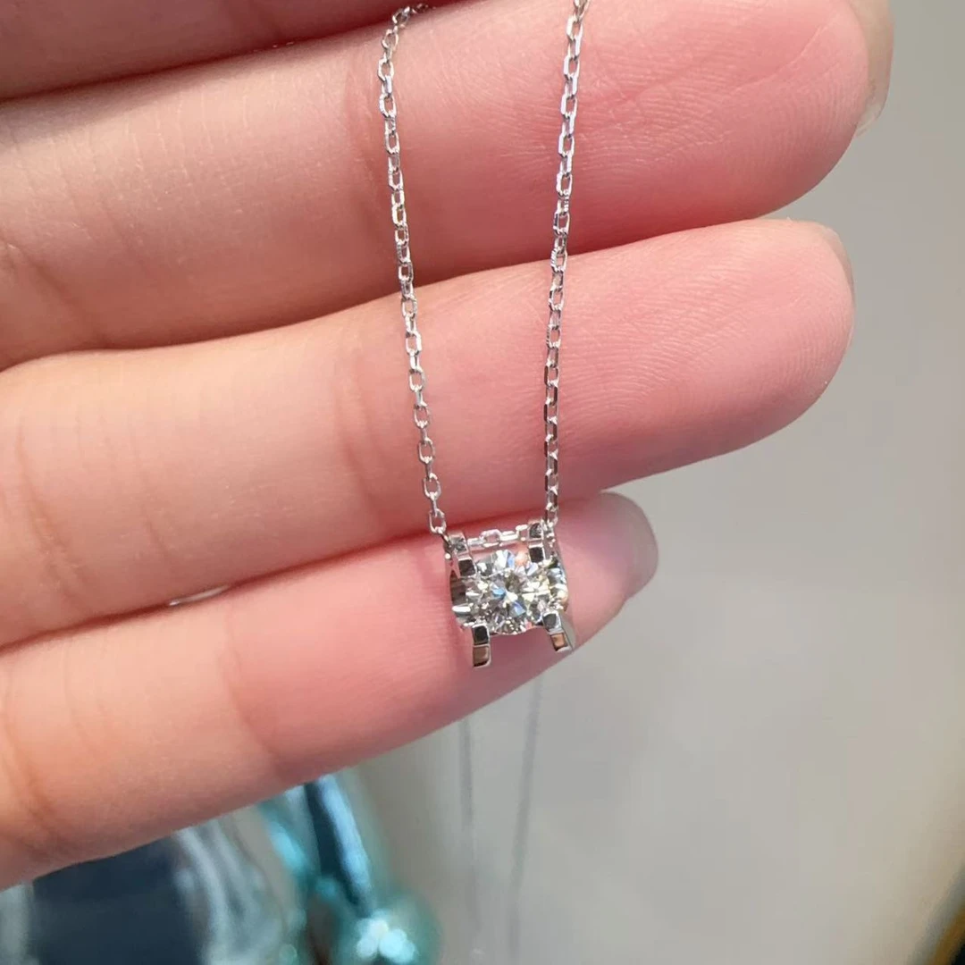 【小晗】牛头钻石项链  时尚百搭 多样性发一气质轻奢简约精致镶嵌