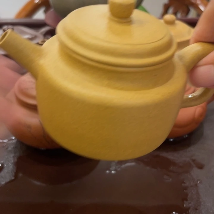 九***•茶壶紫砂黄金段小得中150cc