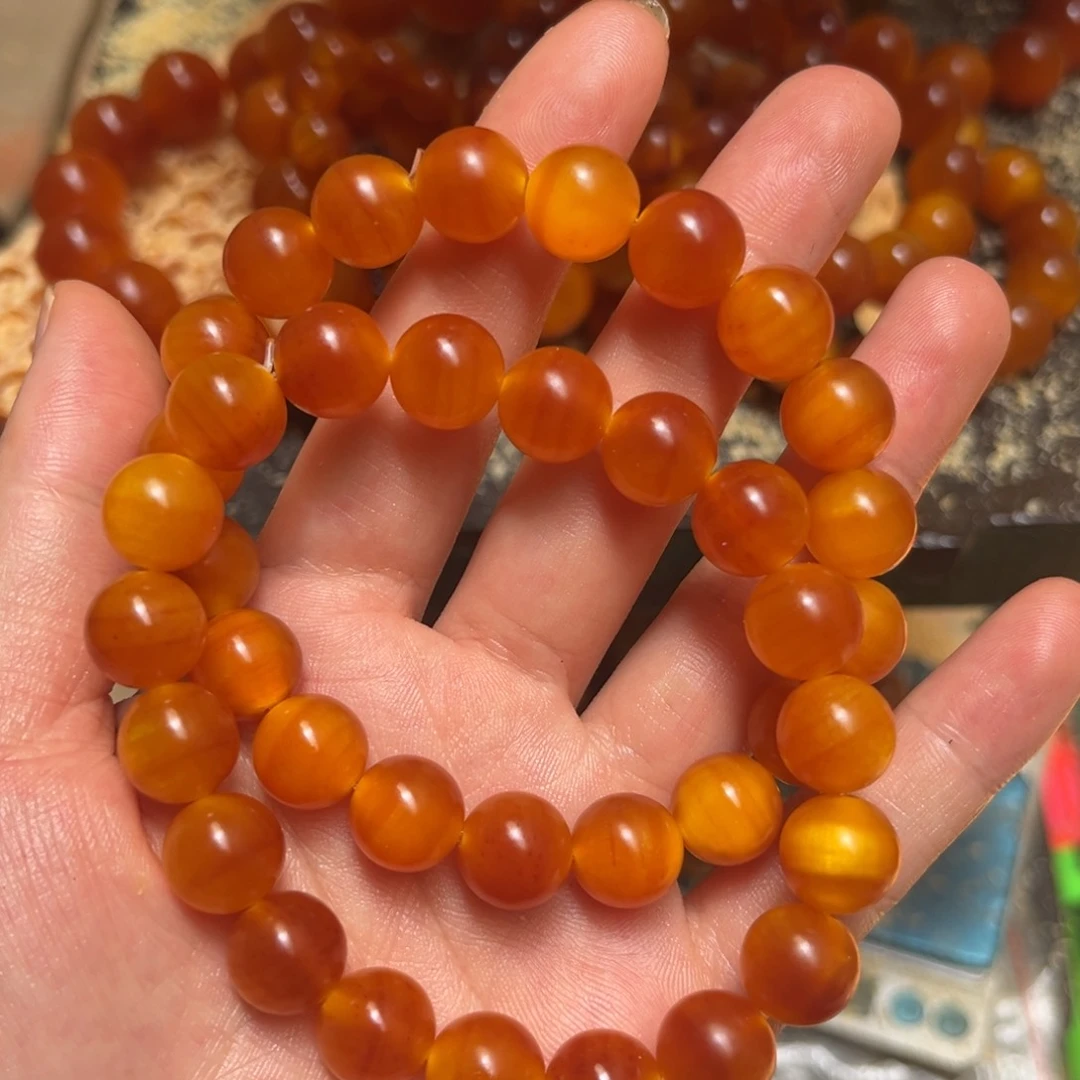 松木（琥珀木）手串/手链1.1包浆