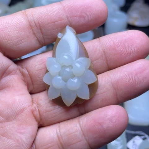吊坠(不含链)未镶嵌和田玉