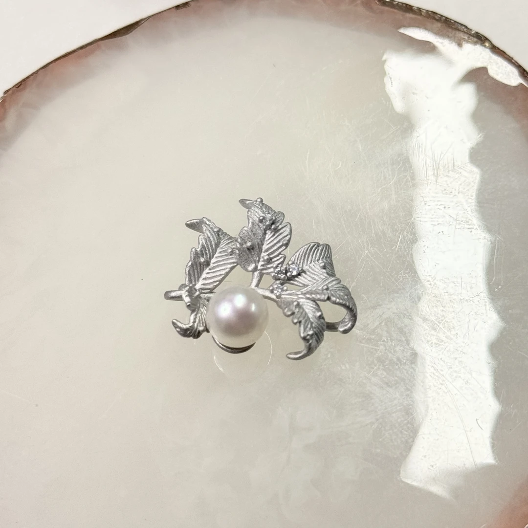 【六六中古】孤品天然海水珍珠s925吊坠ew3531珠子7.3