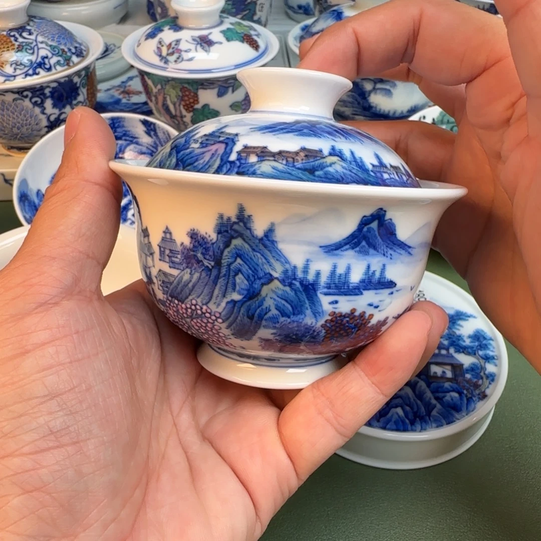 陶纯手工纯手绘茶具330