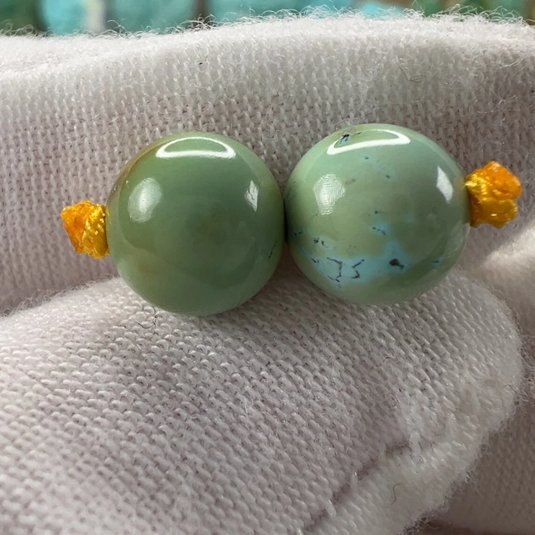 未镶嵌绿松石配饰8mm