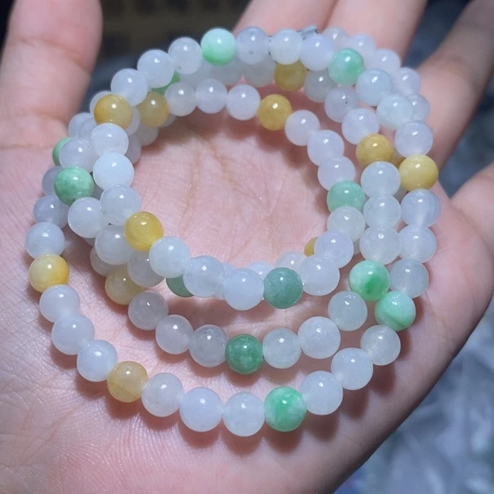 未镶嵌手串翡翠天然缅甸A货翡翠5.3