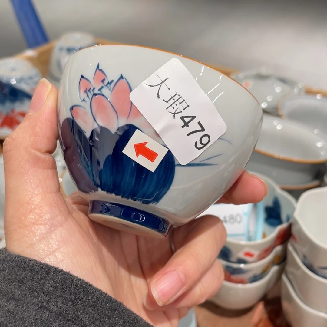 有瑕釉下彩纯手绘