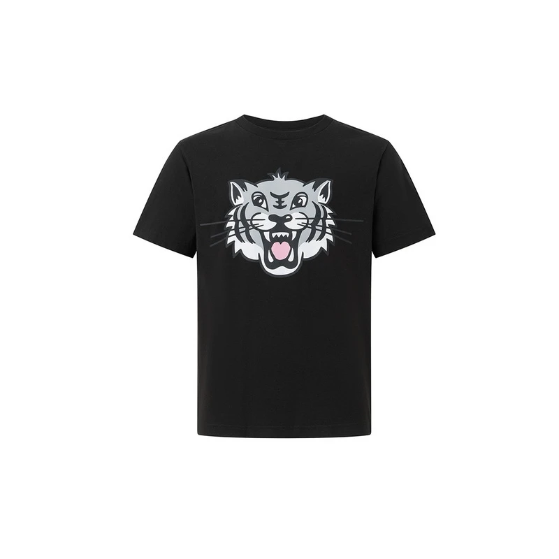 KENZO/肯佐高田贤三25春夏男士印花老虎图案棉质休闲短袖T恤衫