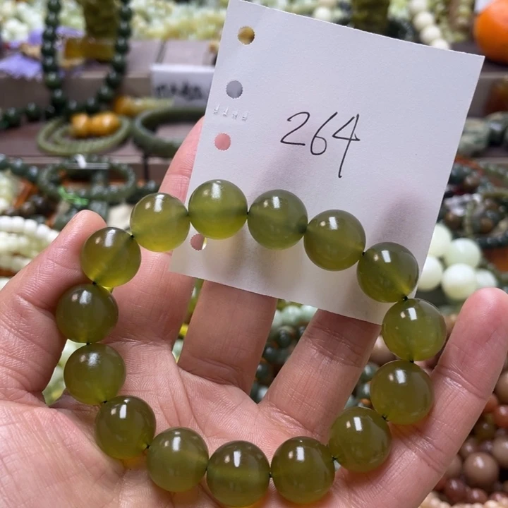 未镶嵌透闪石-蛇纹石玉手链