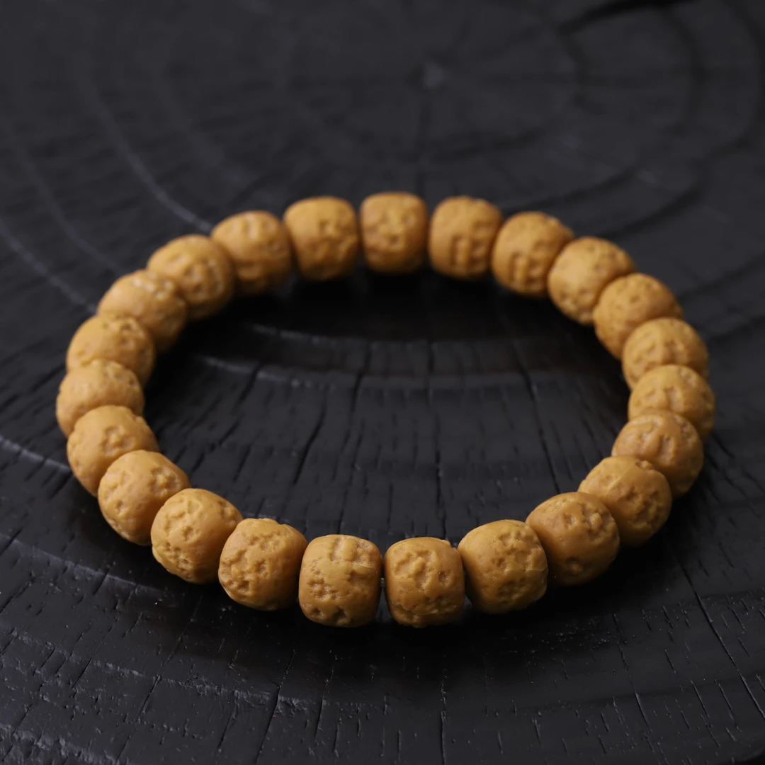 S8368【观岩】猴头核桃精工雕刻单圈 文玩手串（送工具）