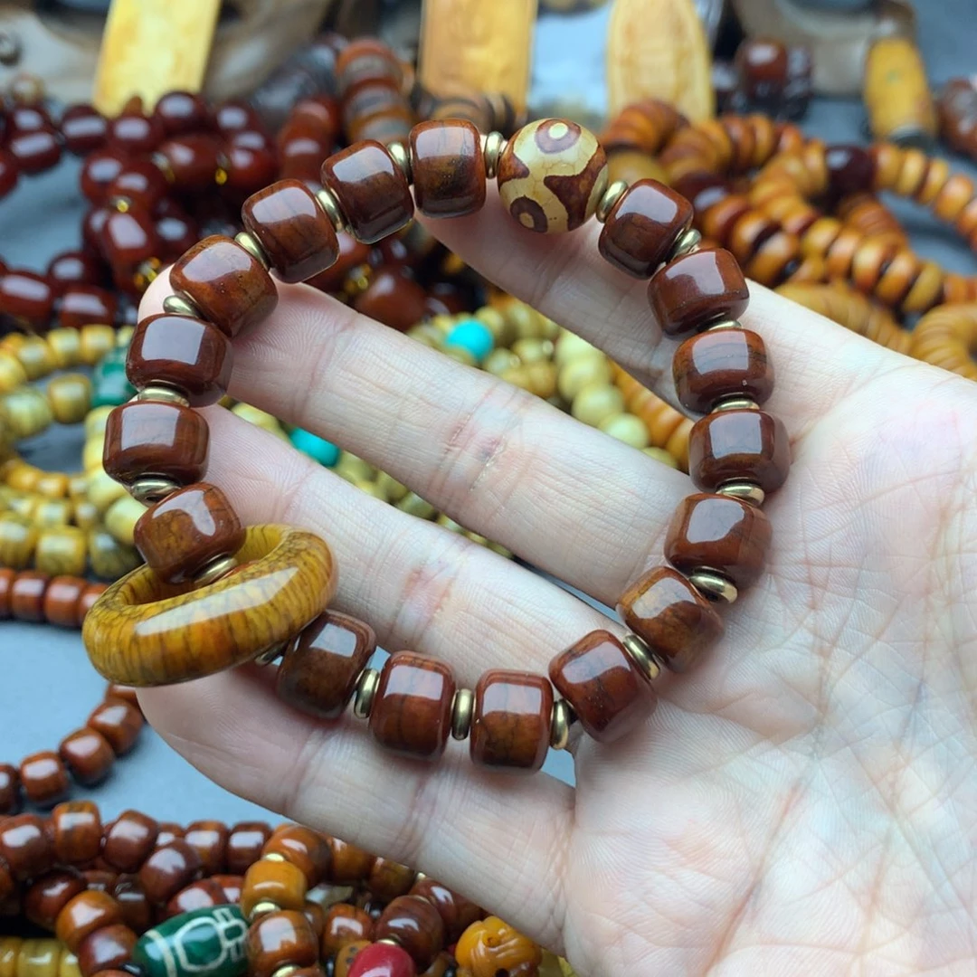 牛骨手串/手链牦牛骨桶珠手串