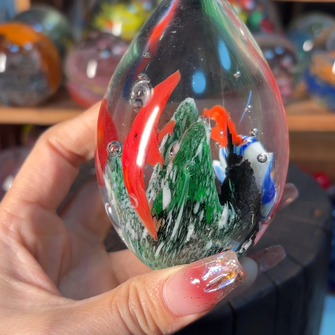 琉璃手工艺品瑕疵