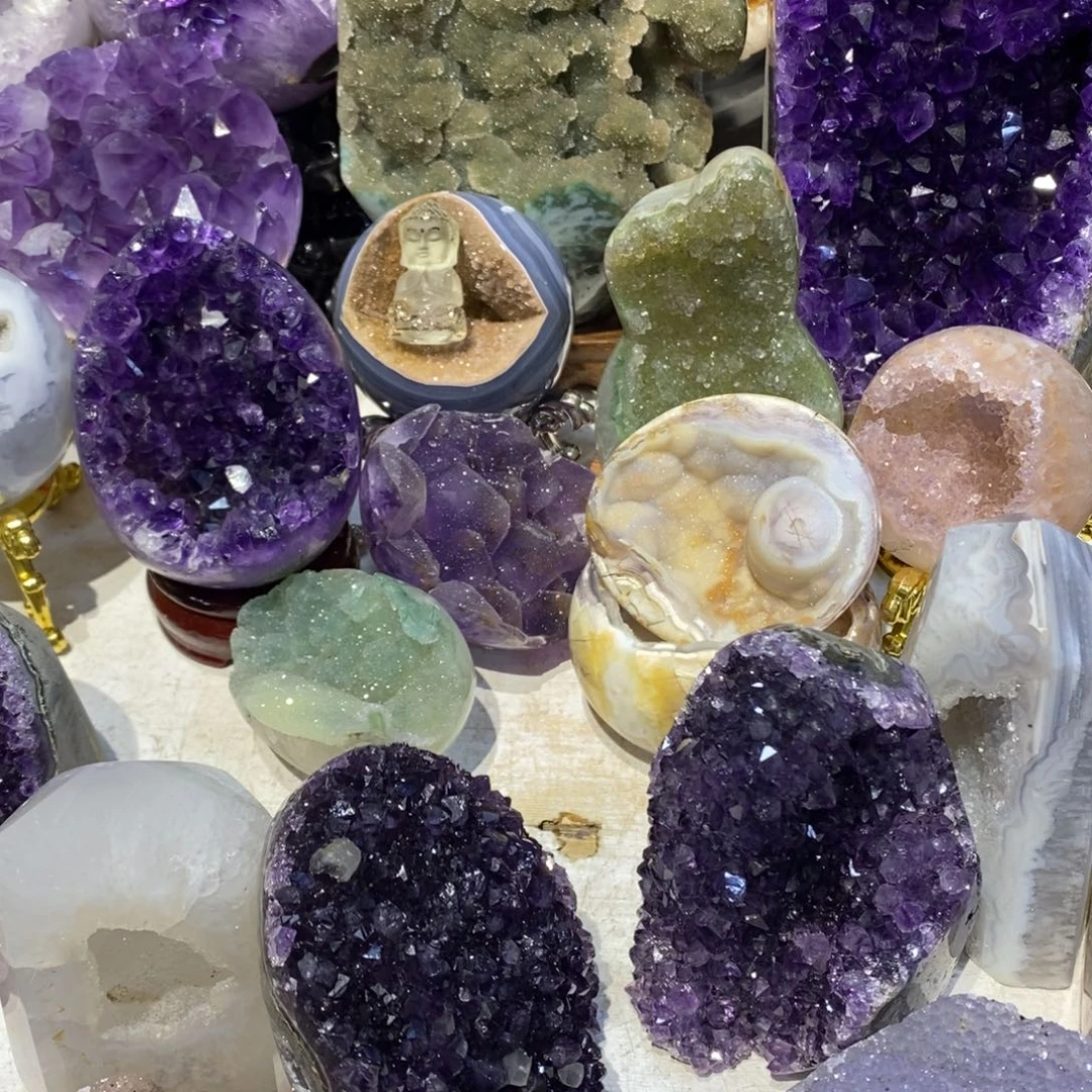 未镶嵌大型摆件（非配饰）紫晶