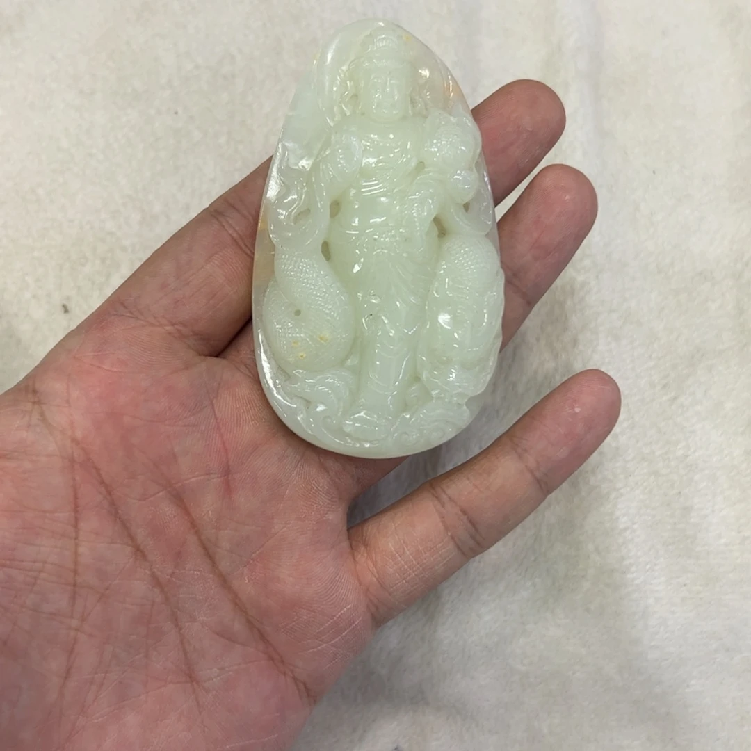 和田玉颈饰未镶嵌翩**音