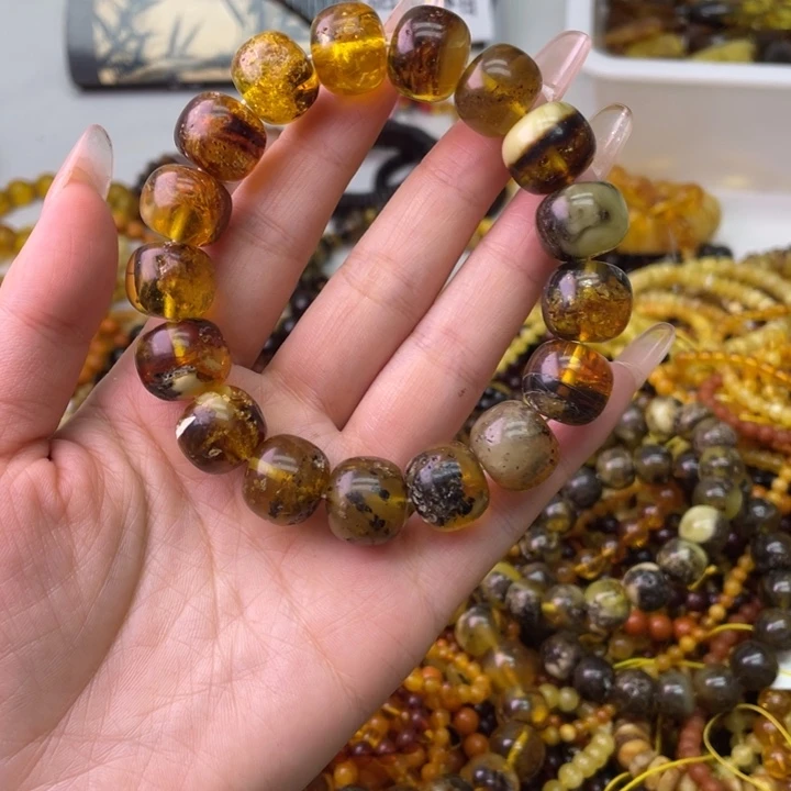 琥珀未镶嵌珠宝奇石