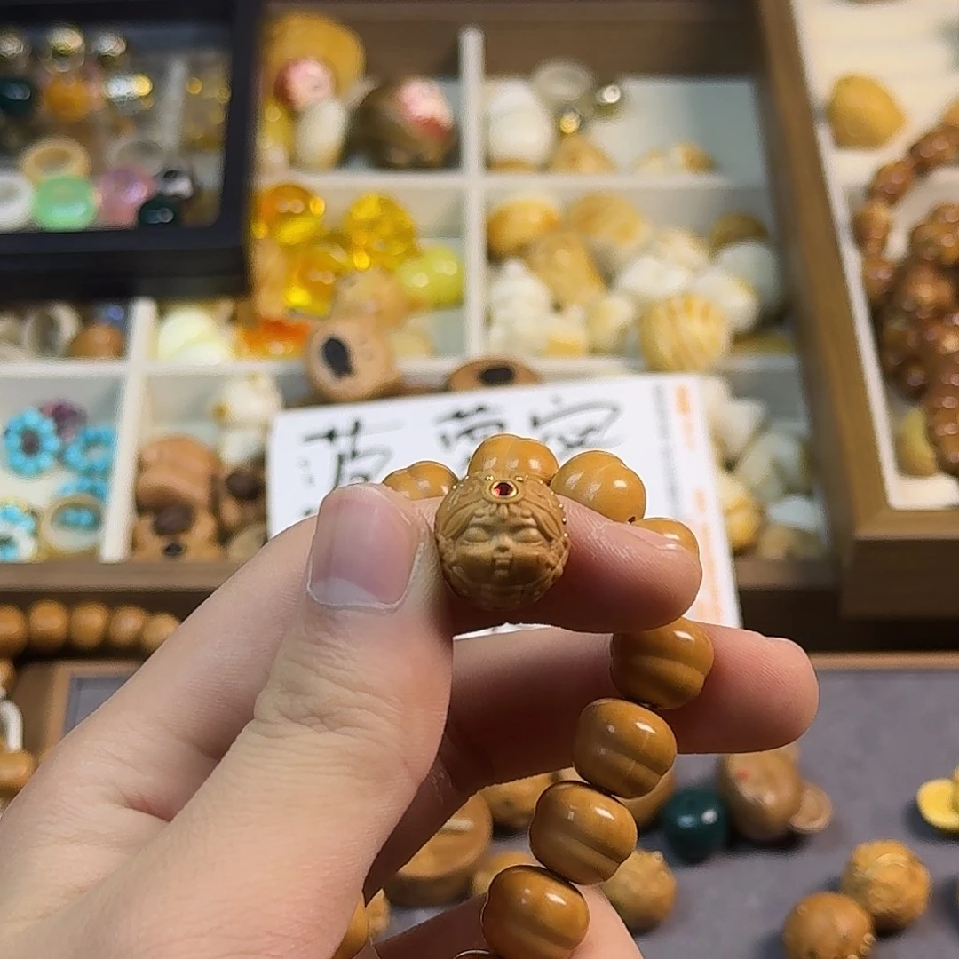 主***0吊坠猴头核桃扎基拉姆聚宝盆料子