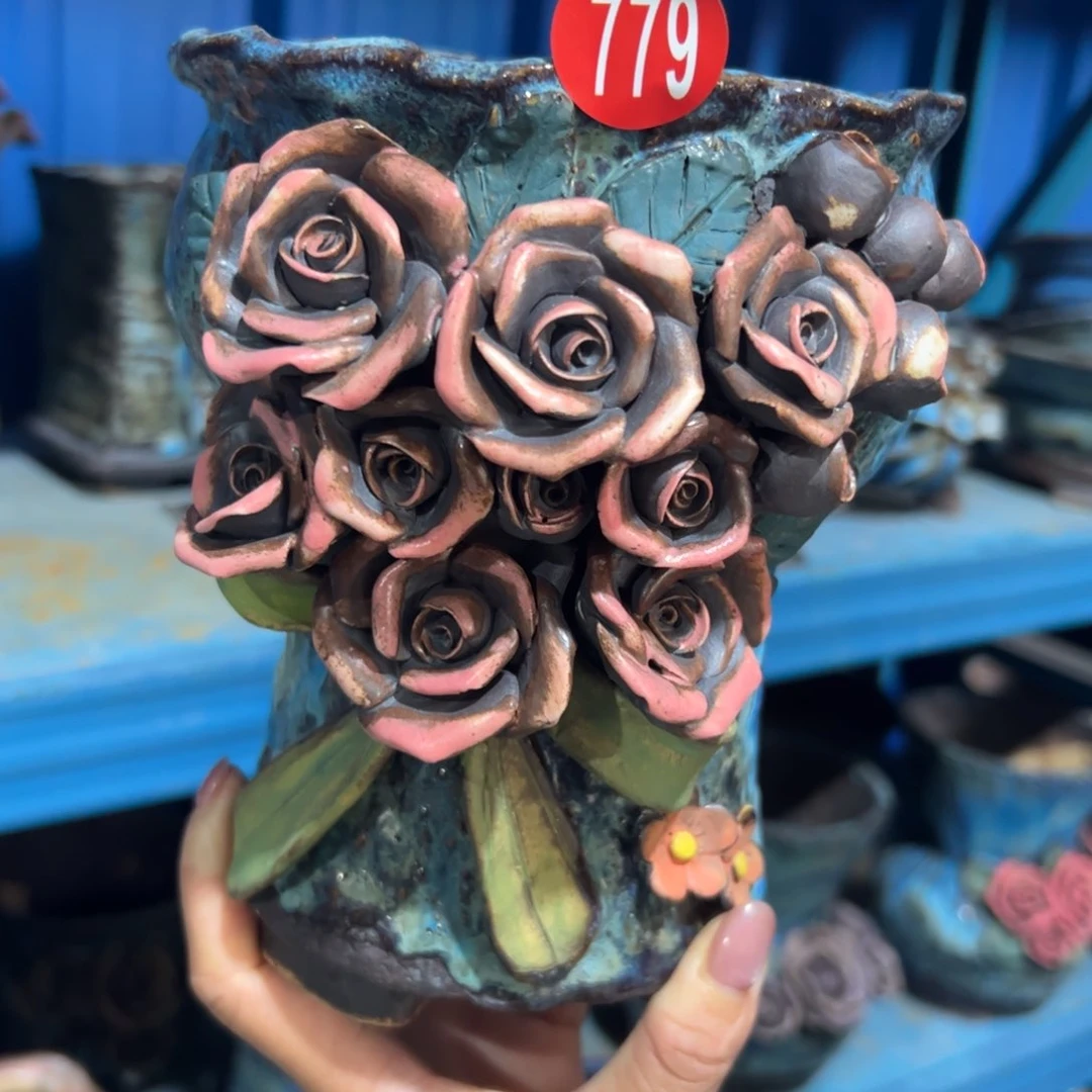 779 号陶然花器手工花盆
