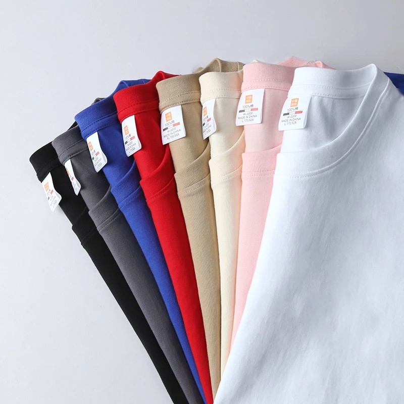 （新粉福利）纯棉T恤外贸断码高货圆领大码百搭薄款半袖-男女同款