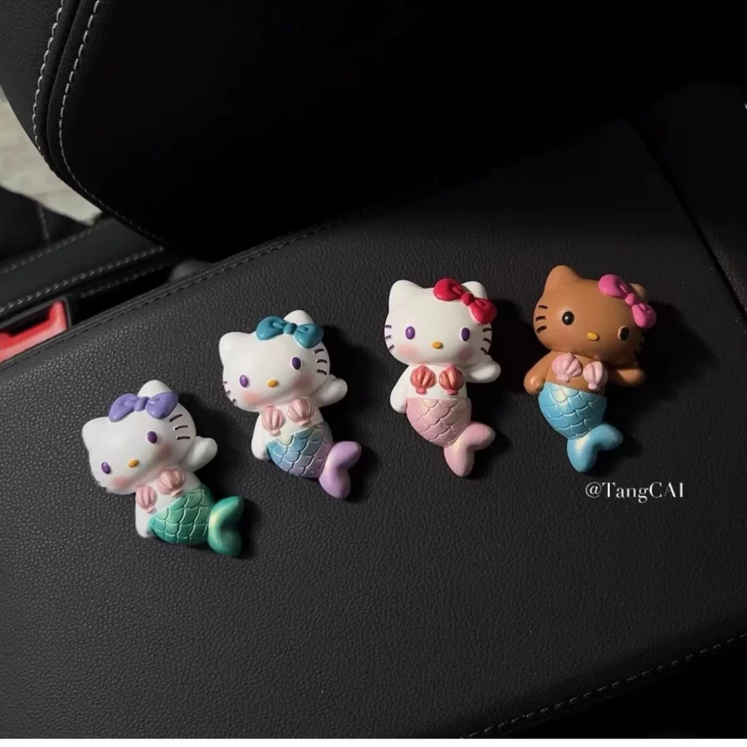 创意美人鱼车载出风口扩香石香薰可爱车饰女生新车礼物