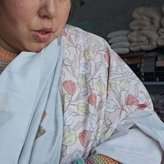 棉纯棉100棉加100棉，喷一发两个。尺寸1m5加一点4