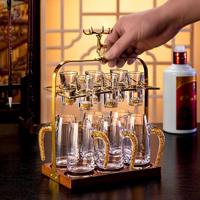 白酒杯架子置物架家用杯架高档杯架杯酒杯架子酒分酒器架子收纳架