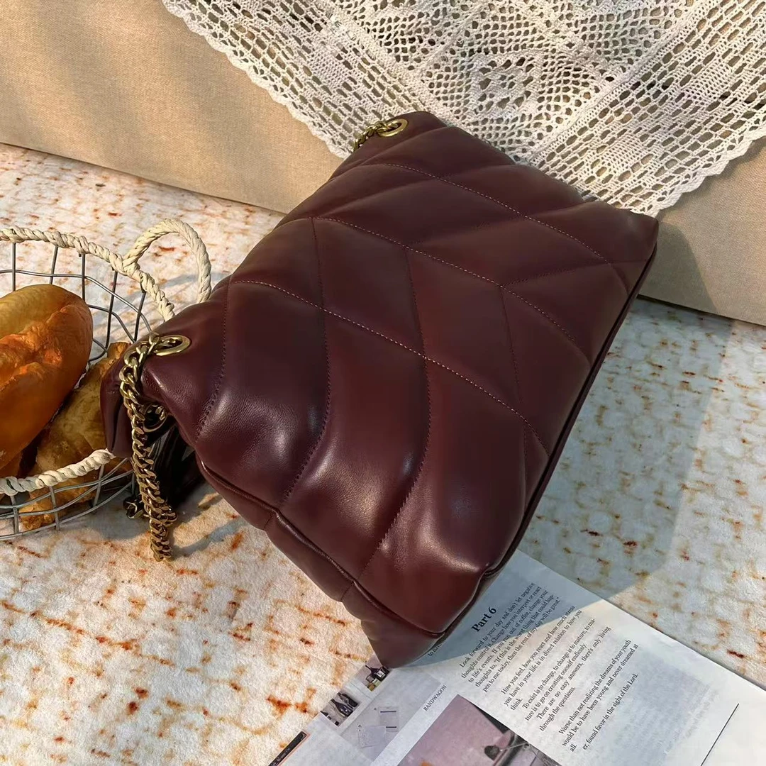 陈三北JHB290【Y信封】大号-安哥拉红-链条-36cm-新款斜挎百搭女包