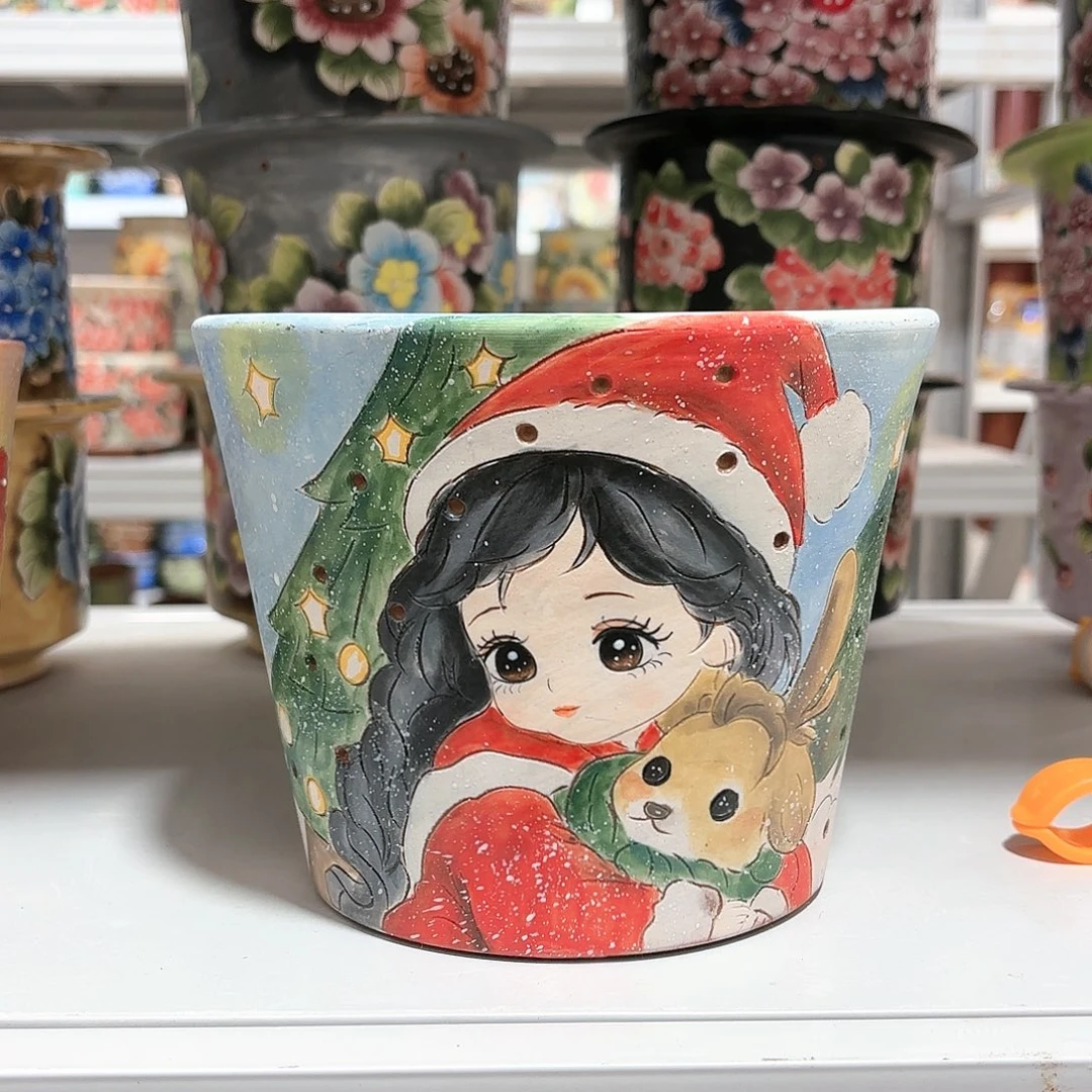 紫砂花盆手工花盆默认微瑕16/13微瑕