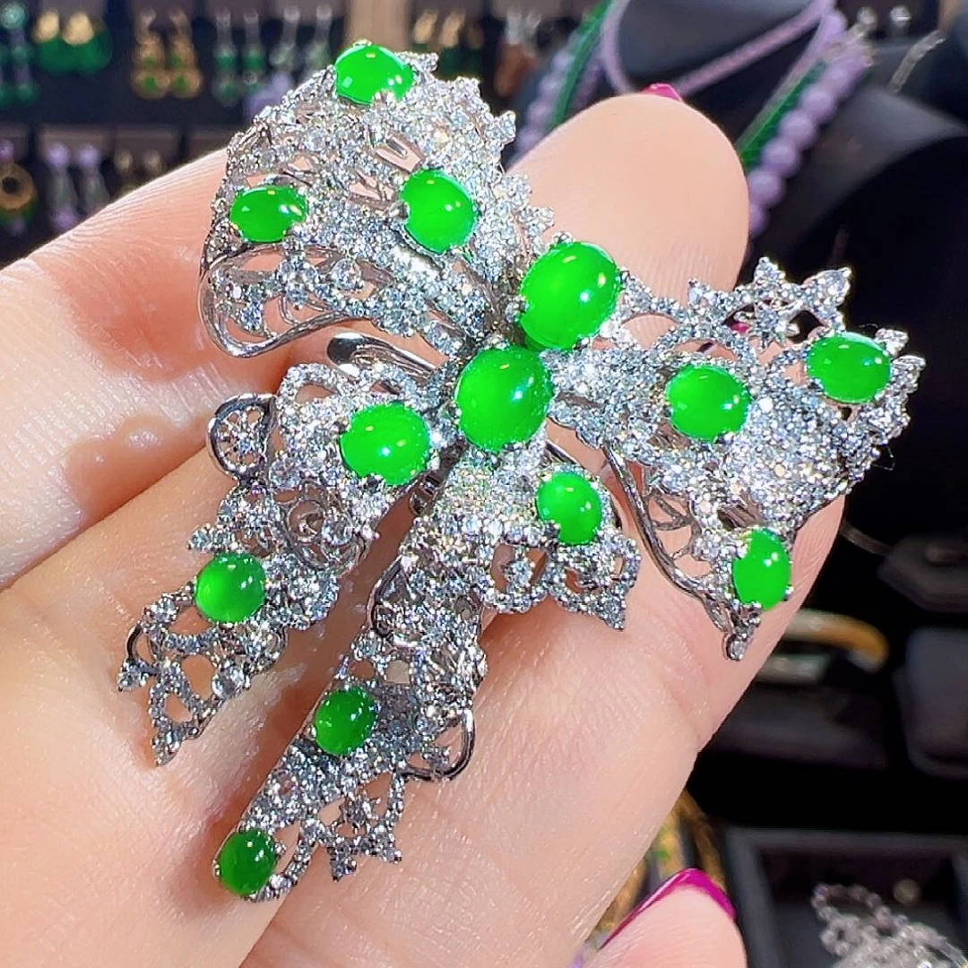 翡翠18K金镶嵌戒指签收后24小时鉴赏期