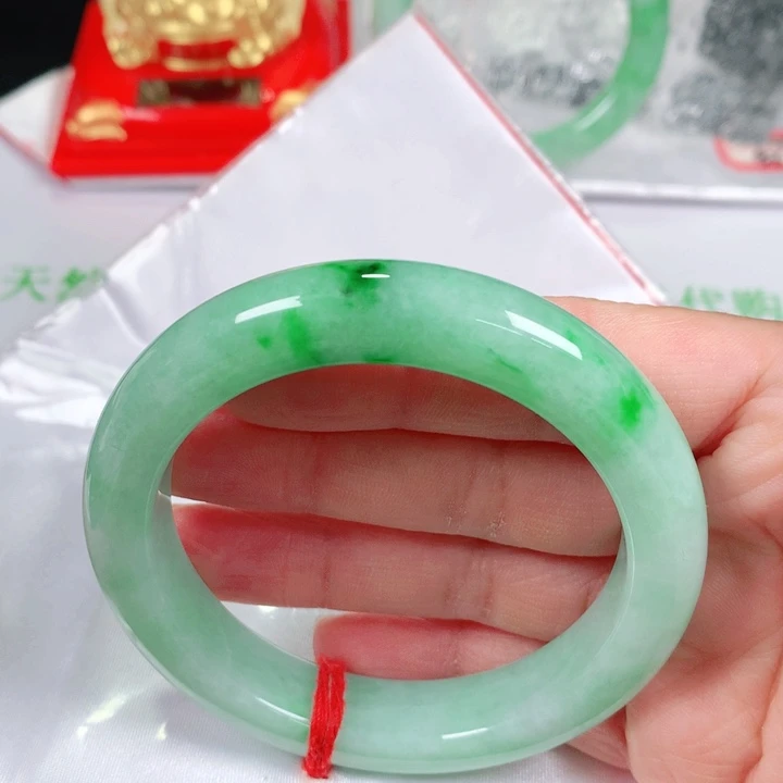 未镶嵌手镯翡翠   编号0253 正圈55