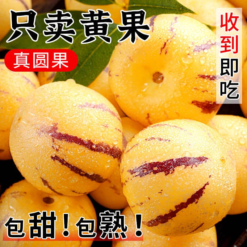 云南人参果水果圆果黄肉大果新鲜石林人叁果树上熟人生果整箱包邮