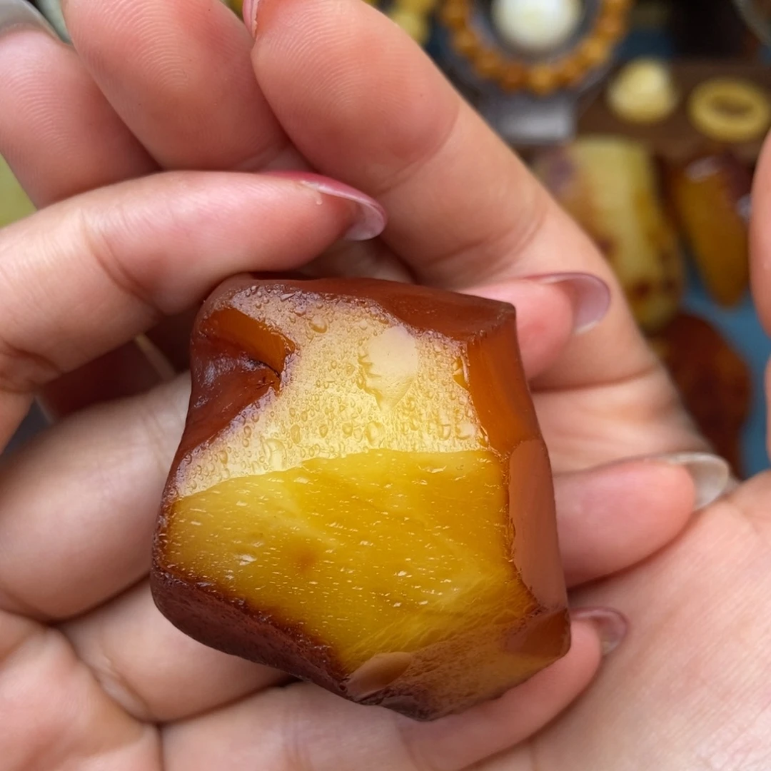 定制琥珀未镶嵌蜜蜡原石定制