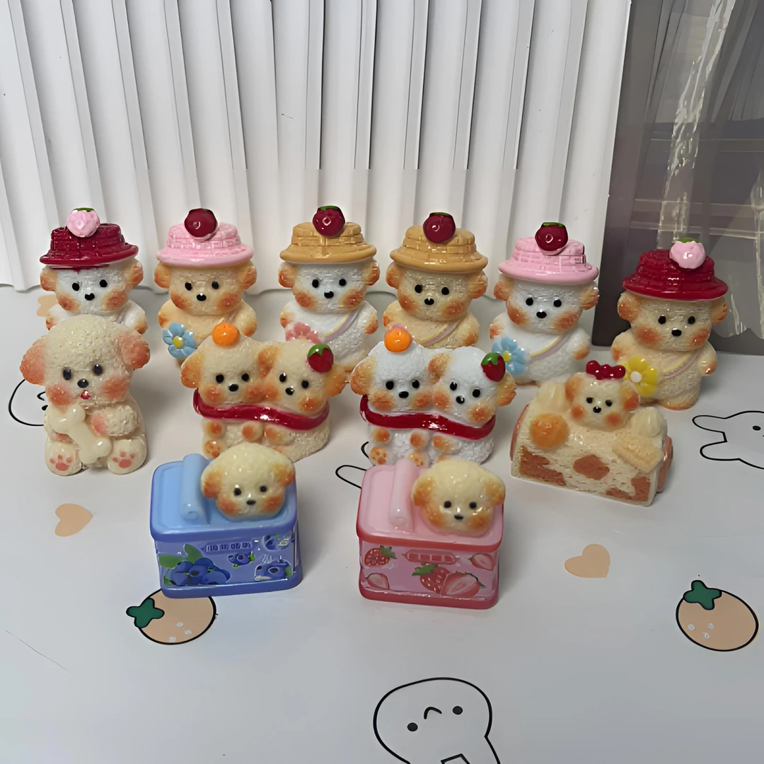 【十三家】【小份装】定制食玩DIY配件 棉花糖小狗系列