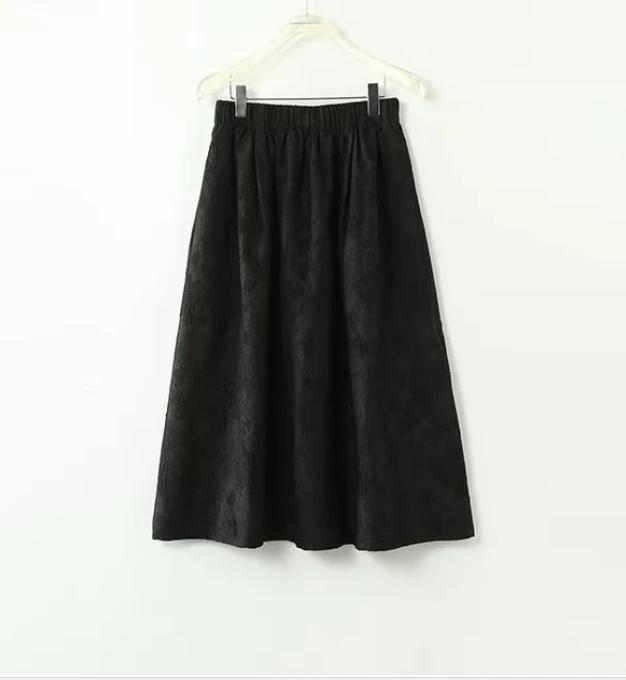 【烧花半身裙】A版显瘦裙子031