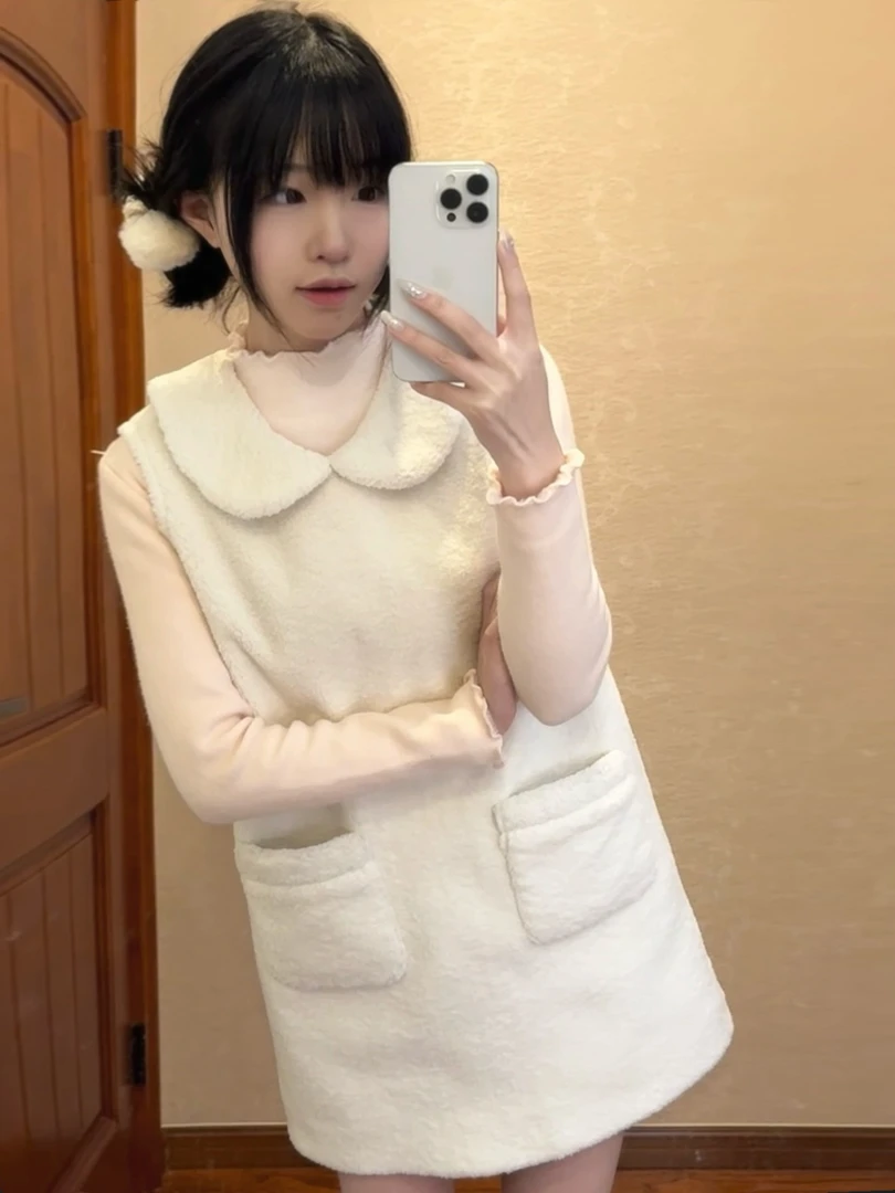 超级可爱 羊羔绒 套装 ！