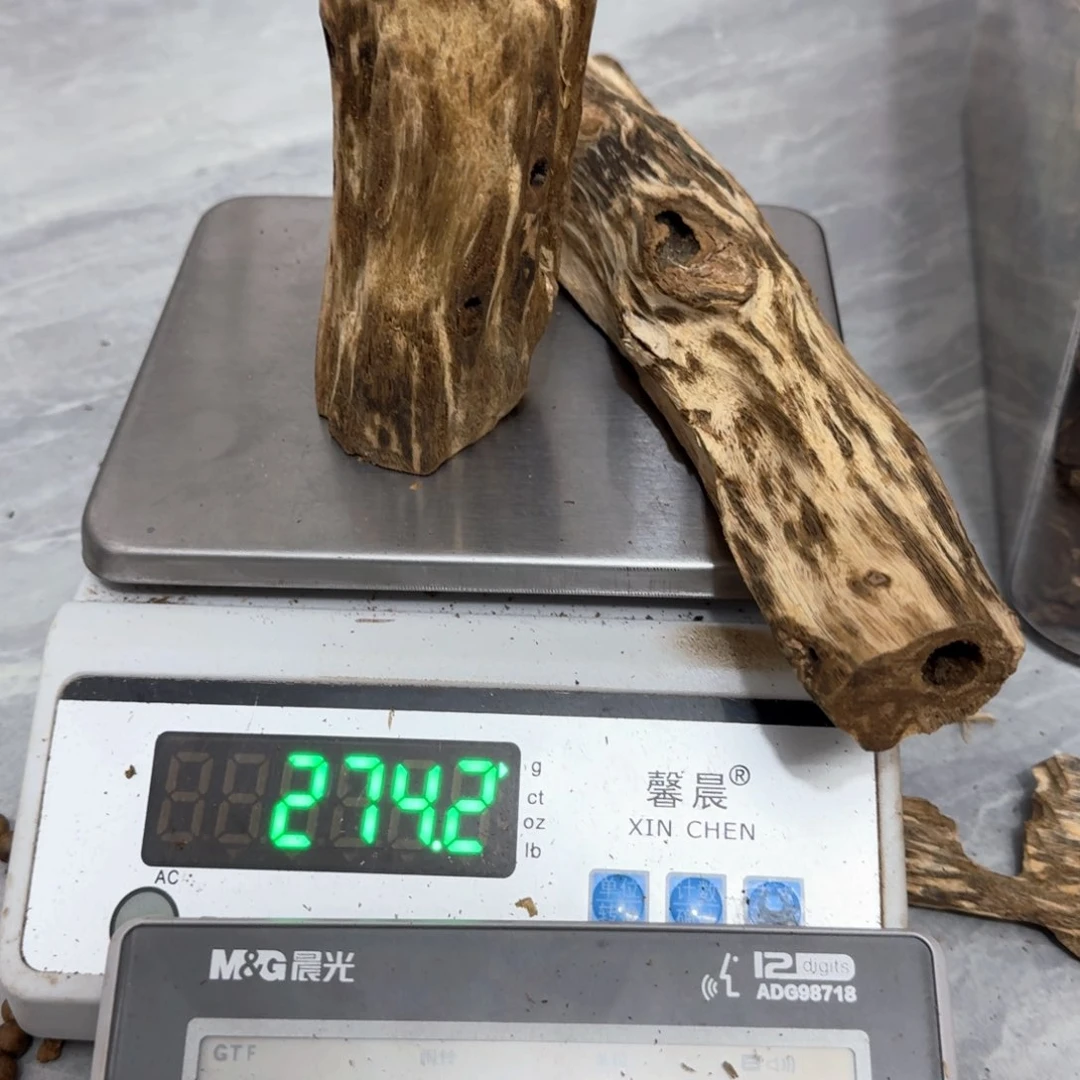 沉香碎屑沉香杨*涛绿绮楠沉香274克