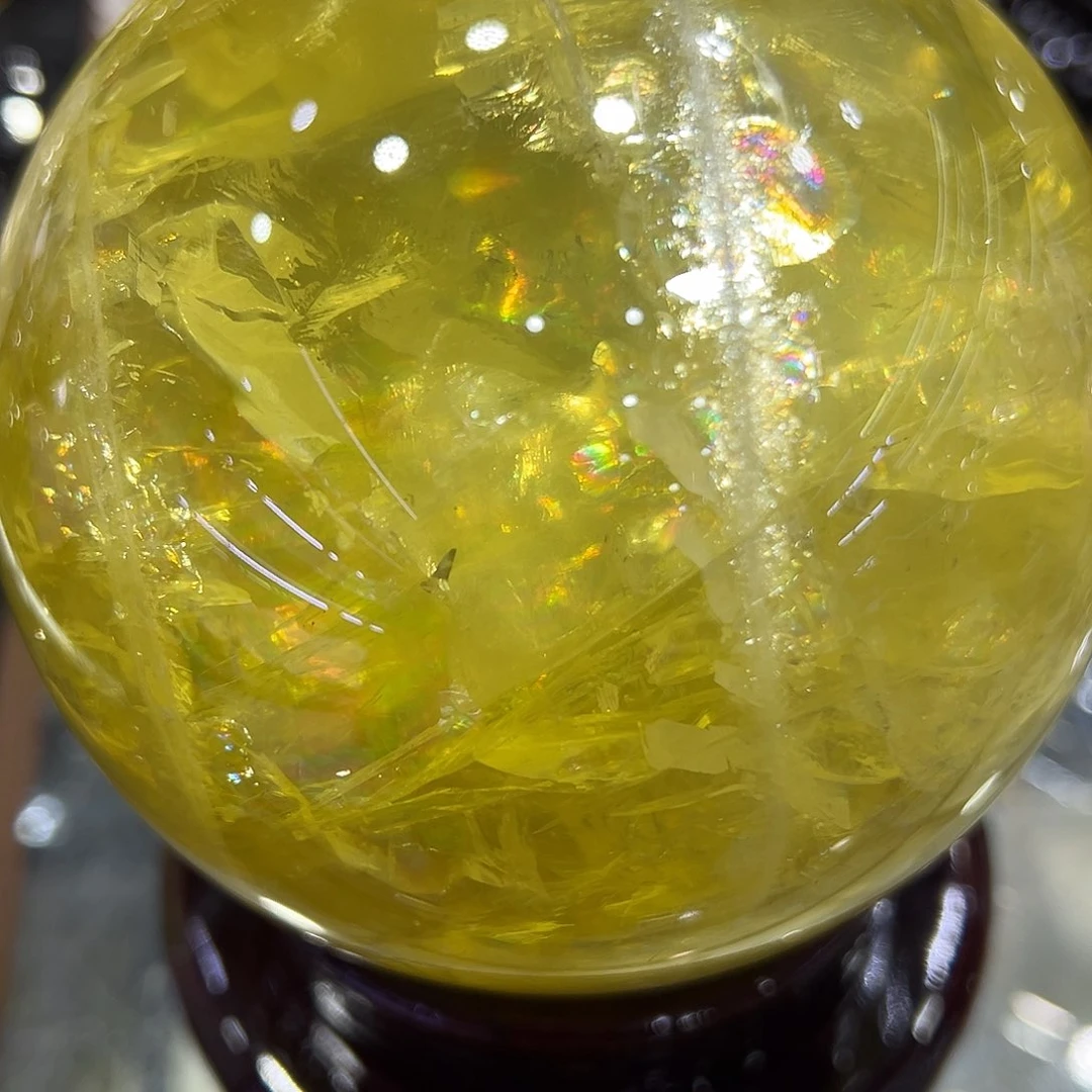 水晶水晶摆件未镶嵌烟**泽