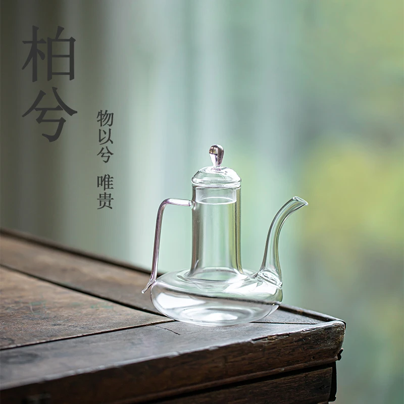 耐热玻璃诵执壶泡茶壶耐高温水壶带过滤宋代绿茶专用仿宋执壶茶具