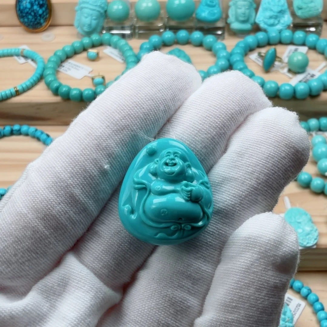 绿松石未镶嵌珠宝奇石