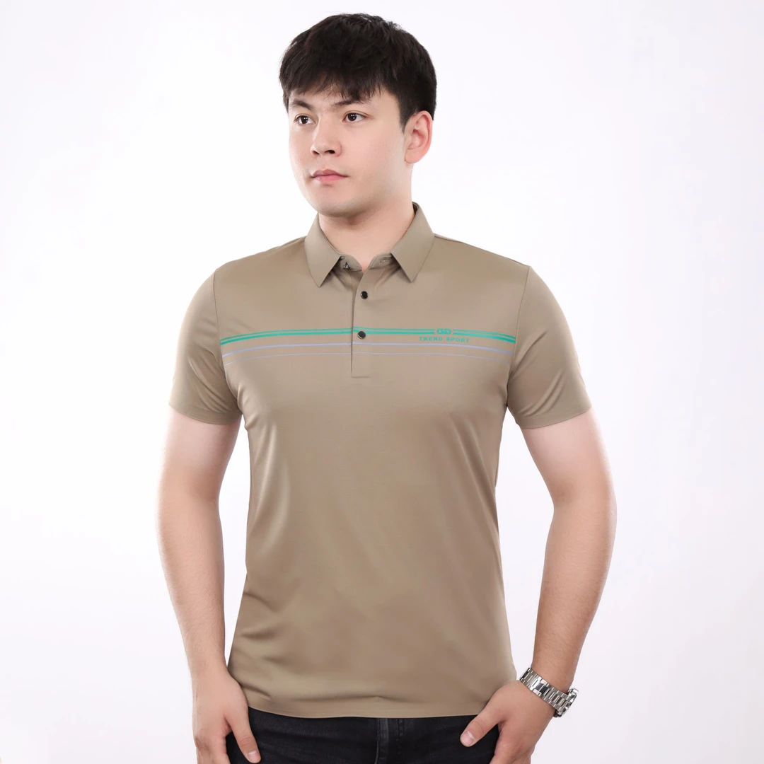 T009透气莱赛尔纯色POLO衫速干短袖Polo衫polo夏季纯色宽松时尚