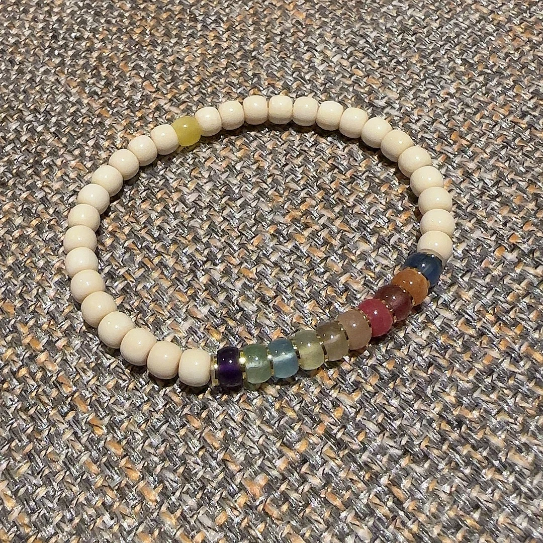 猛犸牙6mm果冻料多姿多彩手串（多样性发货