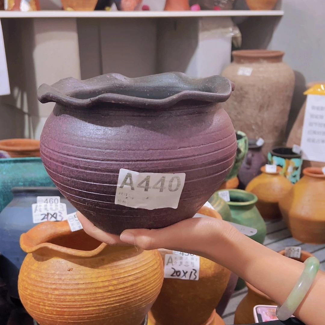 紫色花边有孔440一个