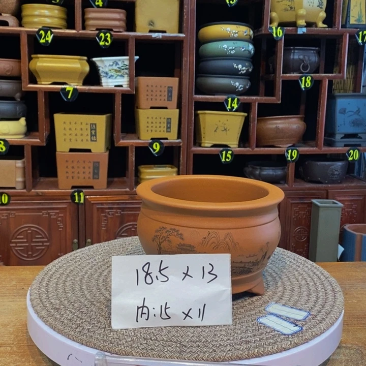 紫砂花盆紫砂花盆