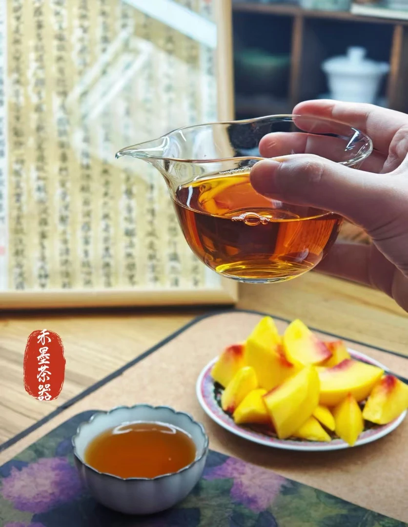 【同言海外陶瓷】禾墨清如茶海公道杯高级奢华 高硼硅耐热玻璃