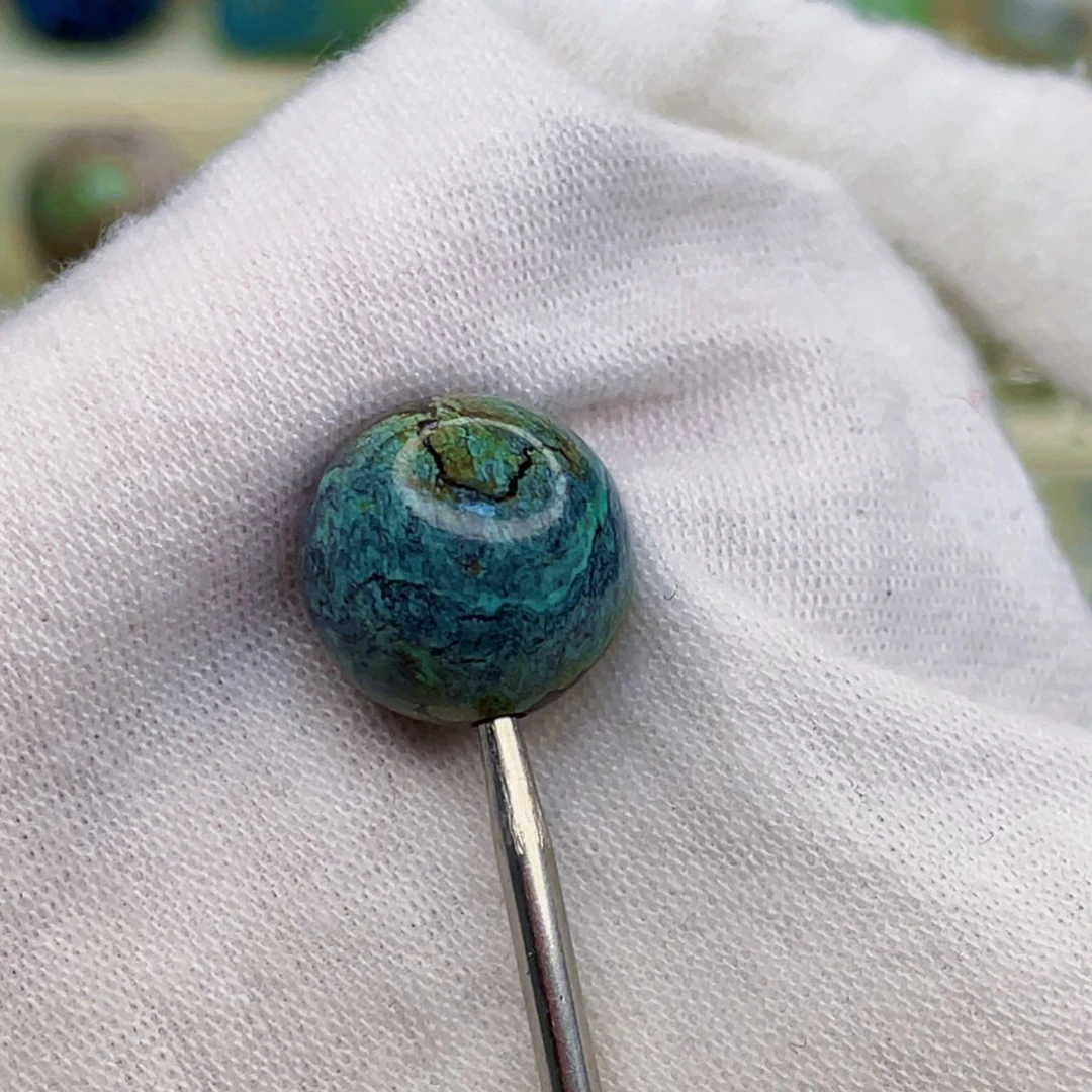 绿松石圆珠14.4未镶嵌