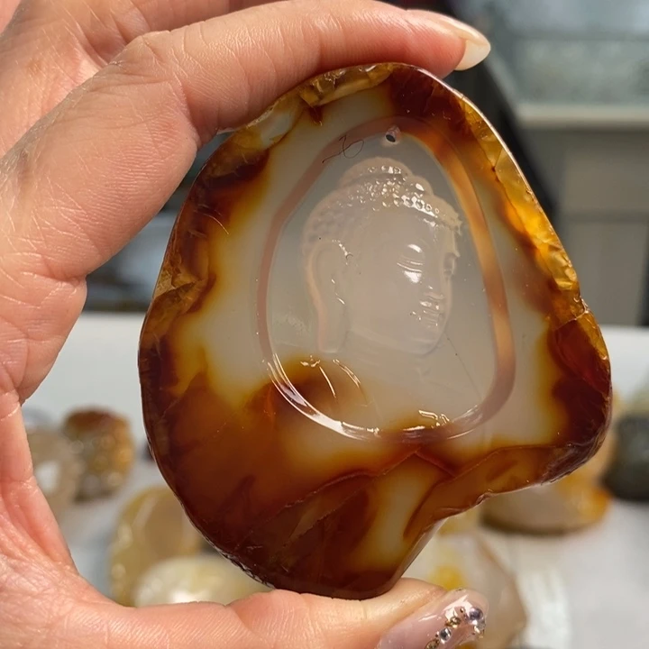 玛瑙/玉髓吊坠(不含链)未镶嵌