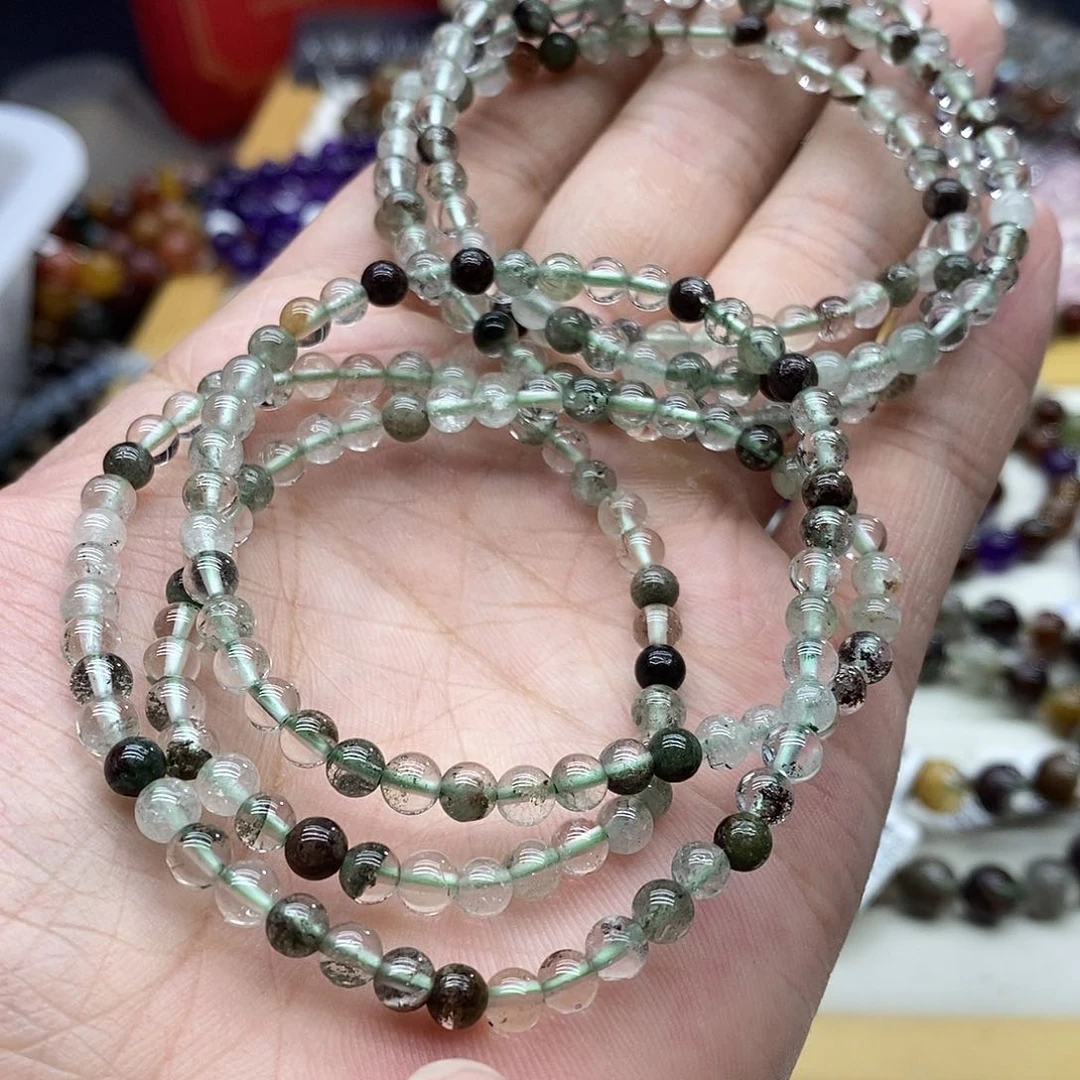 水晶手链未镶嵌多样性发货发一条
