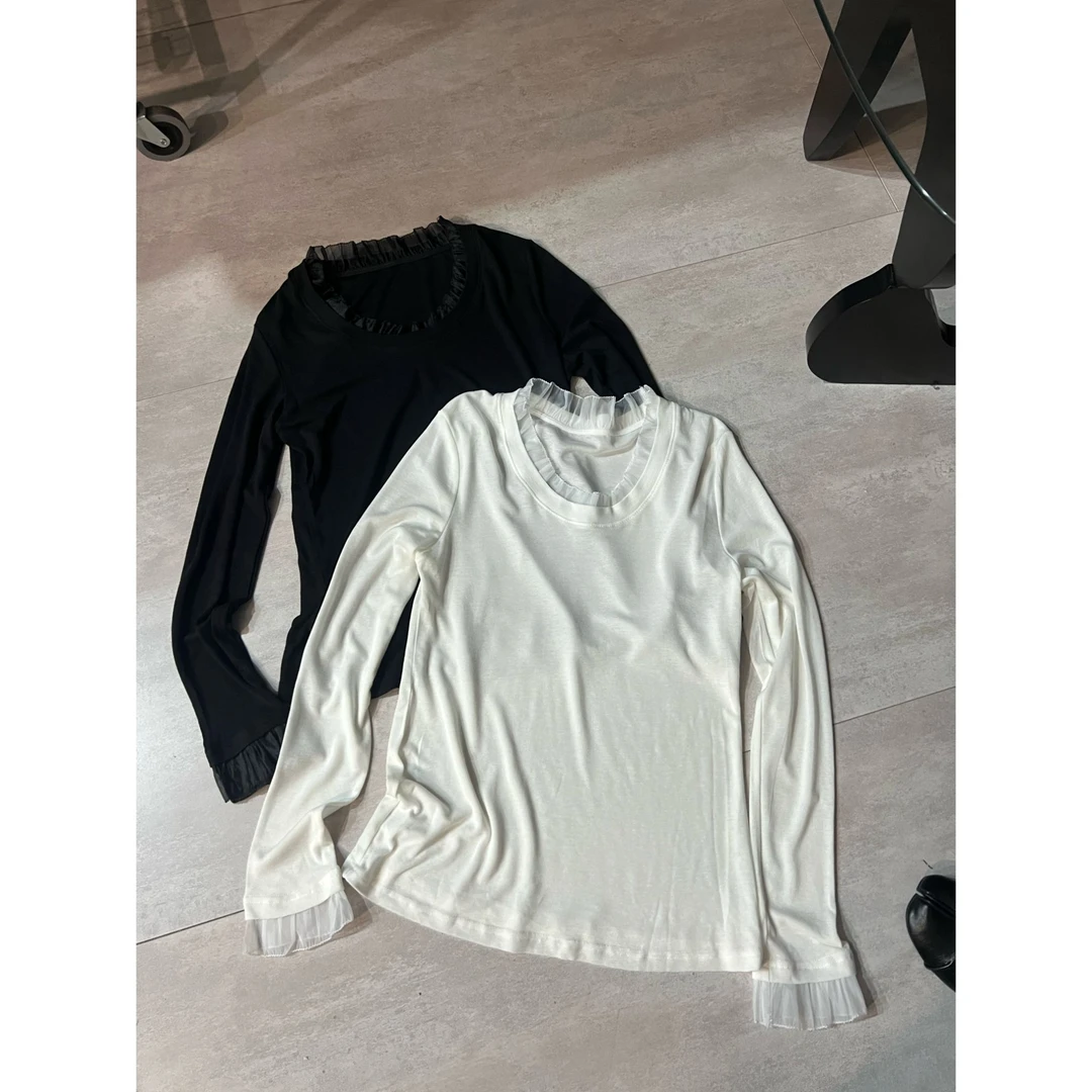 2025春款新品【天丝绵羊毛基础T】百搭洋气时尚高级感天丝绵羊毛T恤