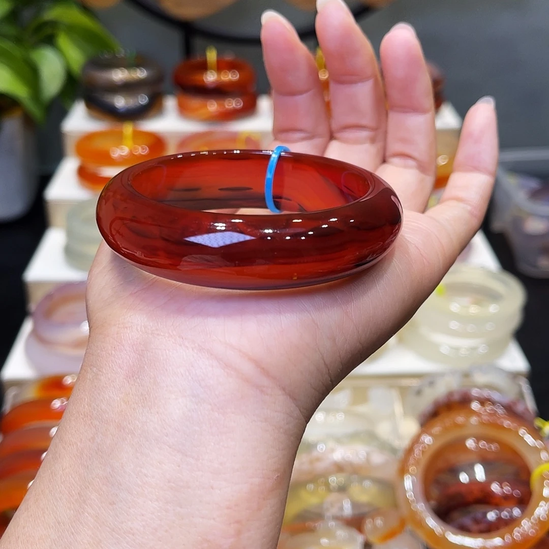 四***溜玛瑙/玉髓未镶嵌手镯