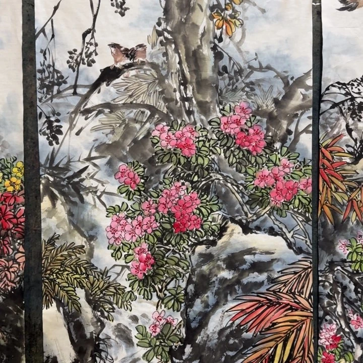 国画春暖花开国画作品