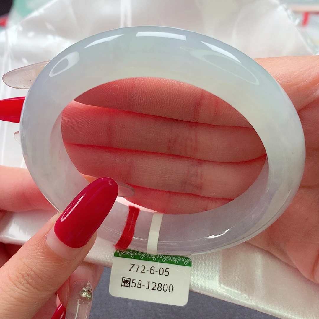 翡翠未镶嵌手镯缅甸天然a货翡翠手镯