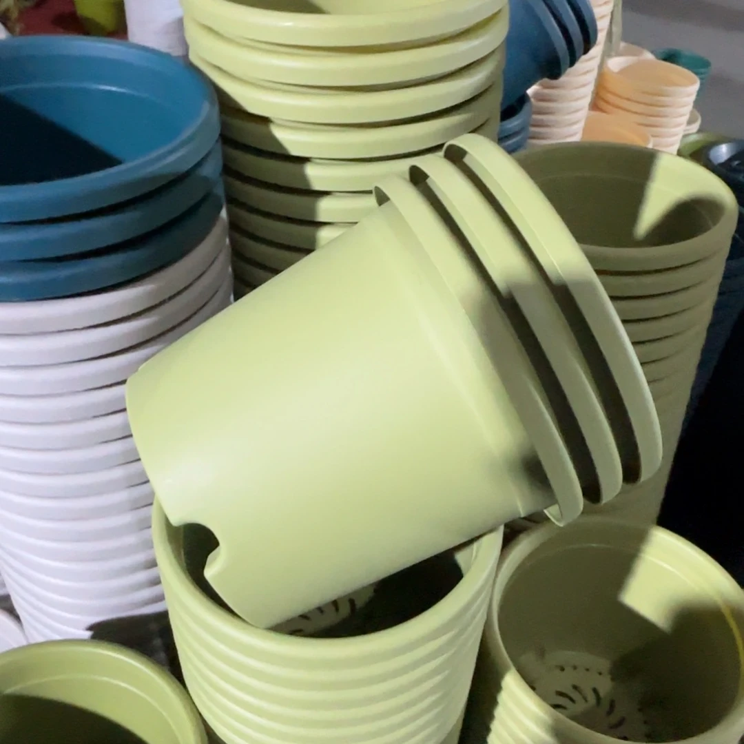 树脂四季盆2#无拖果绿微瑕13