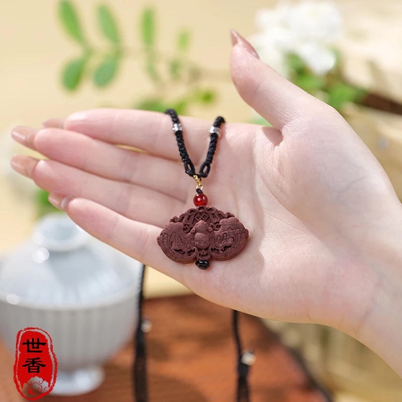 【南朝福利】天然福在眼前香牌挂件精致女士国风古法非遗传承手工